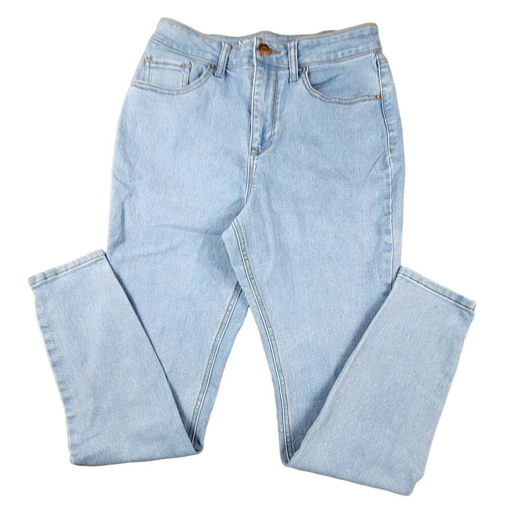 No Boundaries Junior Jeans Light Blue Wash Size 9 Tapered Slim Leg JH1198